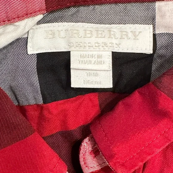 Burberry 　80サイズ Burberry Child Button Down Shirt (size 80 / 12 months)